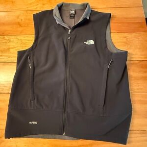 The North Face Black Softshell Vest